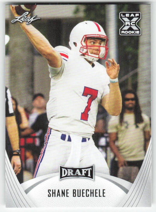 2021 Leaf Draft #10 Shane Buechele SMU Mustangs FB1-168