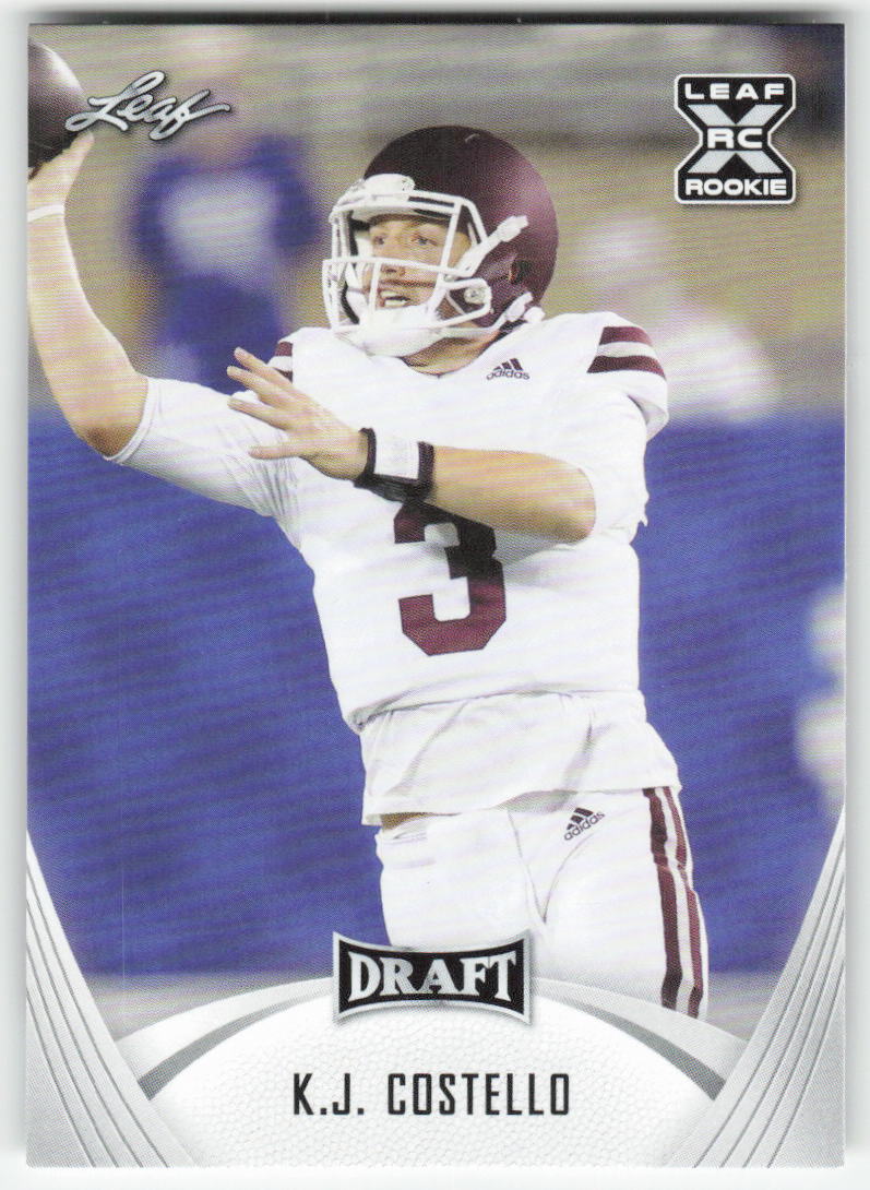 2021 Leaf Draft #12 K.J. Costello Mississippi State Bulldogs FB1-170