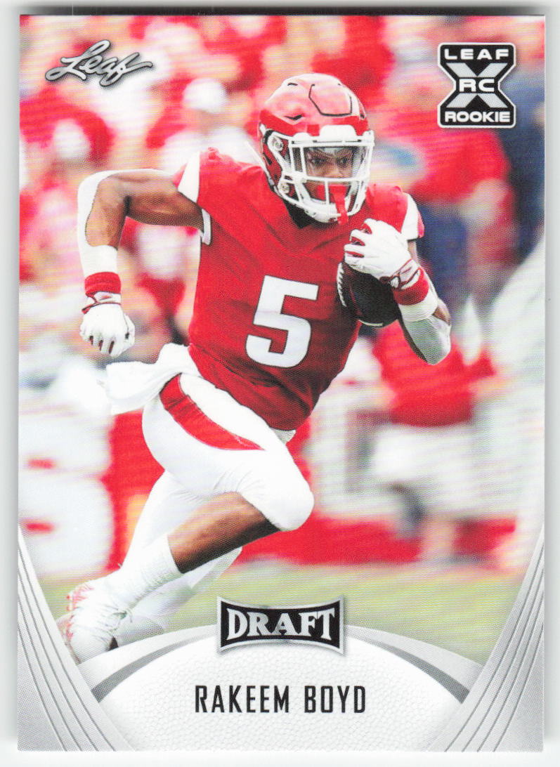 2021 Leaf Draft #22 Rakeem Boyd Arkansas Razorbacks FB1-180