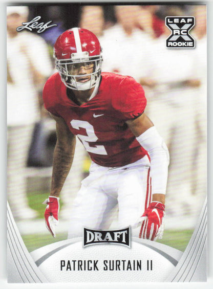 2021 Leaf Draft #38 Patrick Surtain II Alabama Crimson Tide FB1-193