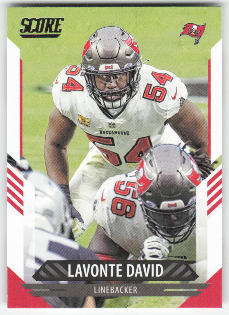 2021 Score #18 Lavonte David Tampa Bay Buccaneers FB1-201