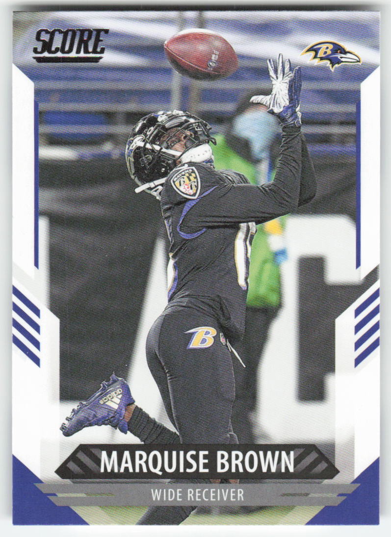 2021 Score #89 Marquise Brown Baltimore Ravens FB1-204