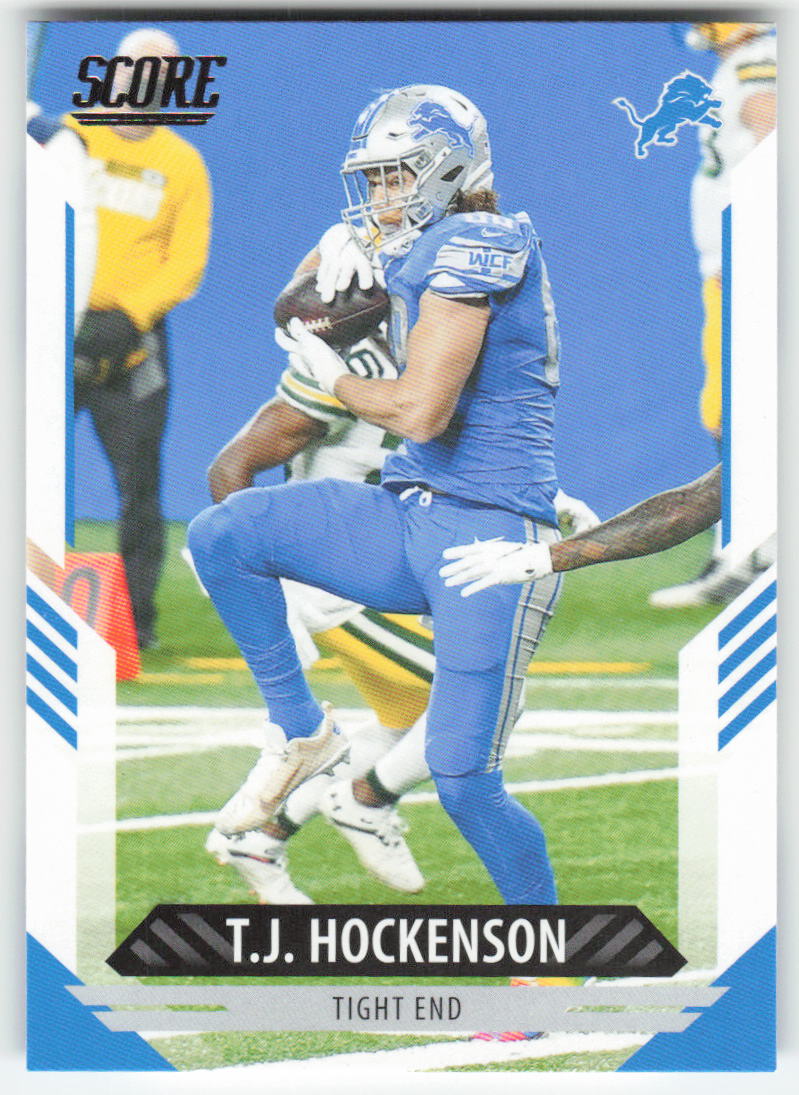 2021 Score #136 T.J. Hockenson Detroit Lions FB1-206