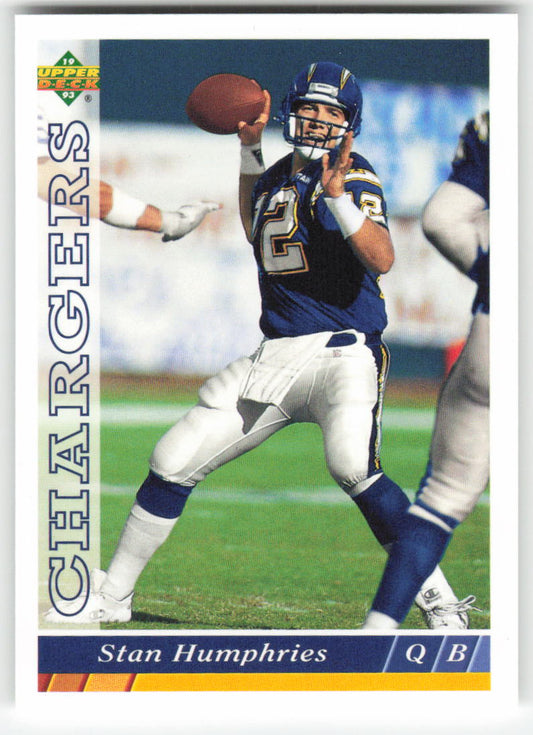 1993 Upper Deck #151 Stan Humphries San Diego Chargers FB1-229