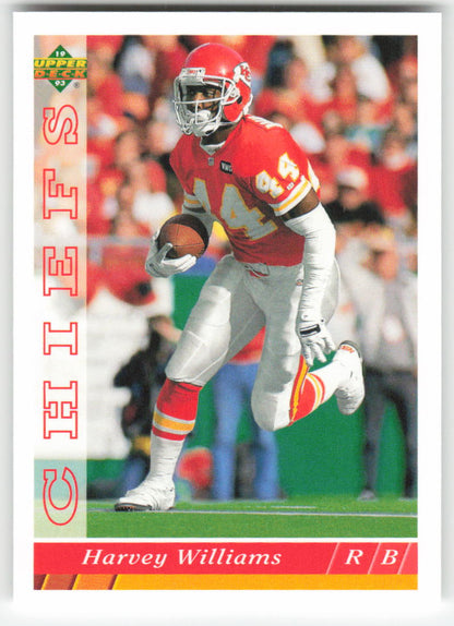 1993 Upper Deck #303 Harvey Williams Kansas City Chiefs FB1-230