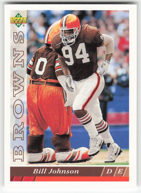 1993 Upper Deck #501 Bill Johnson Cleveland Browns FB1-237