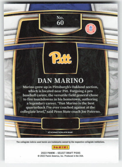 2022 Panini Select #422 Dan Marino Miami Dolphins FB1-249