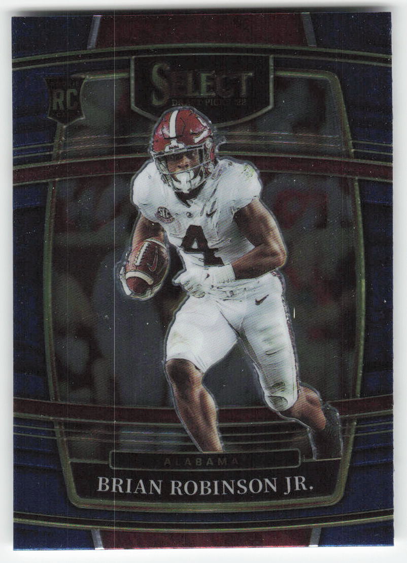 2022 Panini Select Draft Picks #84 Brian Robinson Jr. Alabama FB1-250