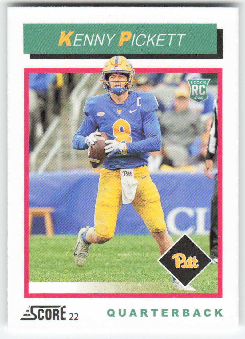 2022 Score #TB1 Kenny Pickett 1992 Throwback Rookie Pittsburgh Panthers FB1-253
