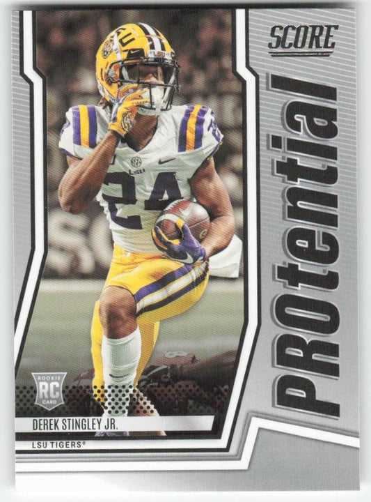 2022 Score #P-DS Derek Stingley Jr. PROtential LSU Tigers FB1-260