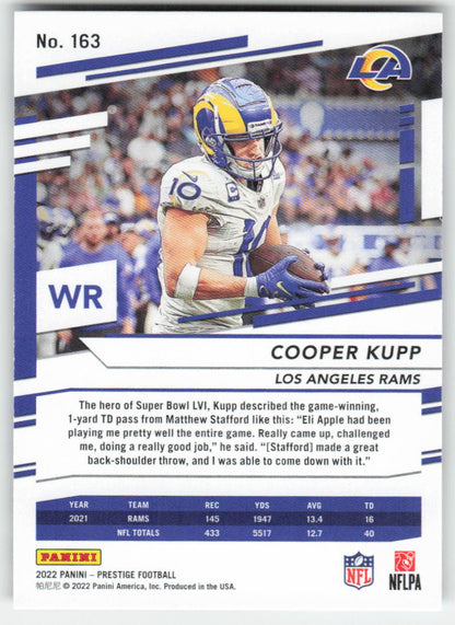 2022 Panini Prestige #163 Cooper Kupp Los Angeles Rams FB1-274