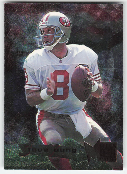 1995 Fleer Metal #179 Steve Young San Francisco 49ers FB1-286