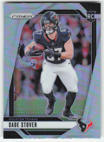 2024 Panini Prizm #318 Cade Stover Silver Houston Texans Rookie FB1-300