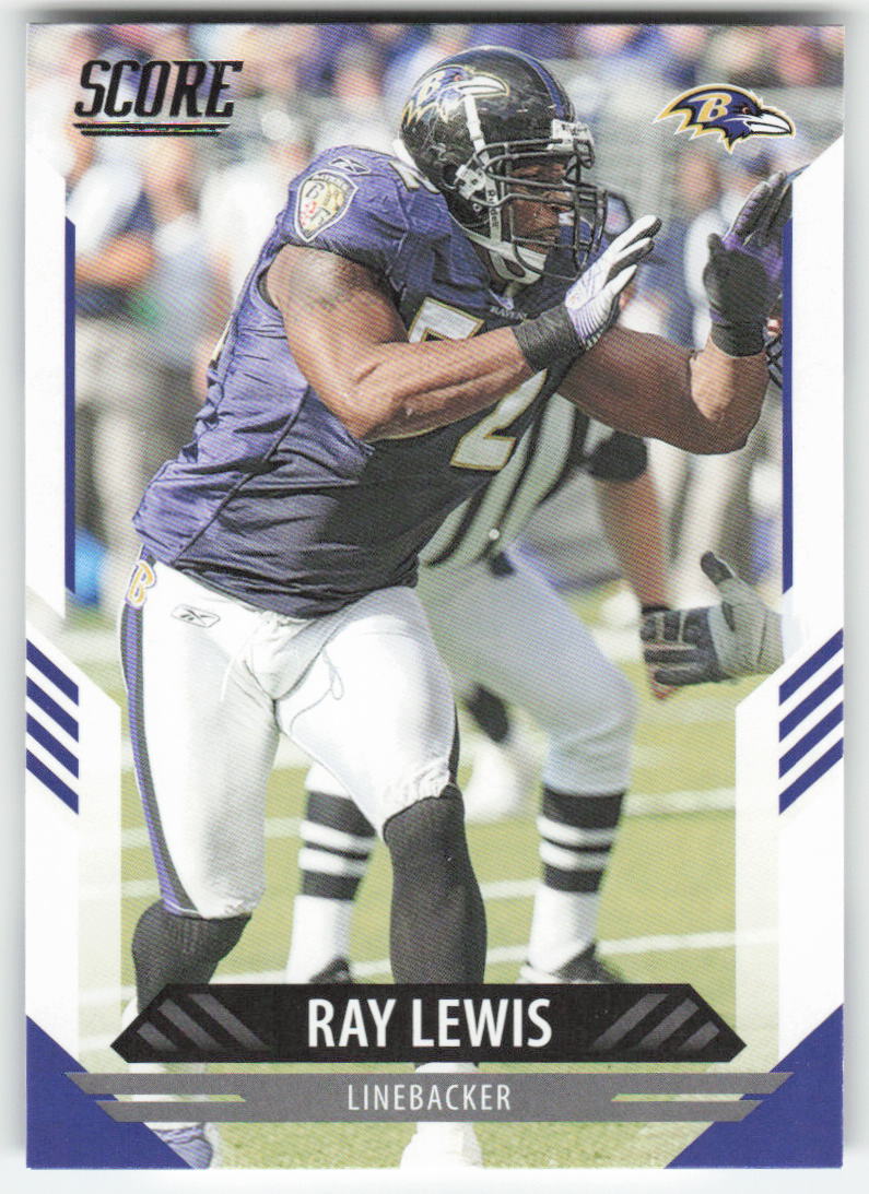 2021 Score #93 Ray Lewis Baltimore Ravens FB1-306
