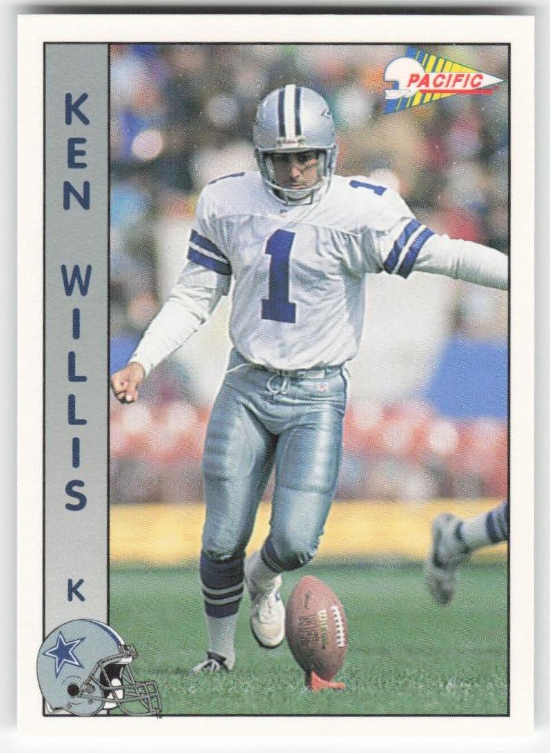 1992 Pacific #67 Ken Willis Dallas Cowboys FB1-313
