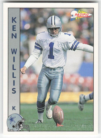 1992 Pacific #67 Ken Willis Dallas Cowboys FB1-313