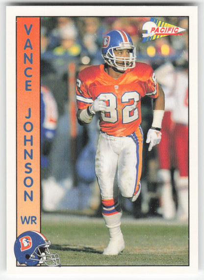 1992 Pacific #78 Vance Johnson Denver Broncos FB1-315