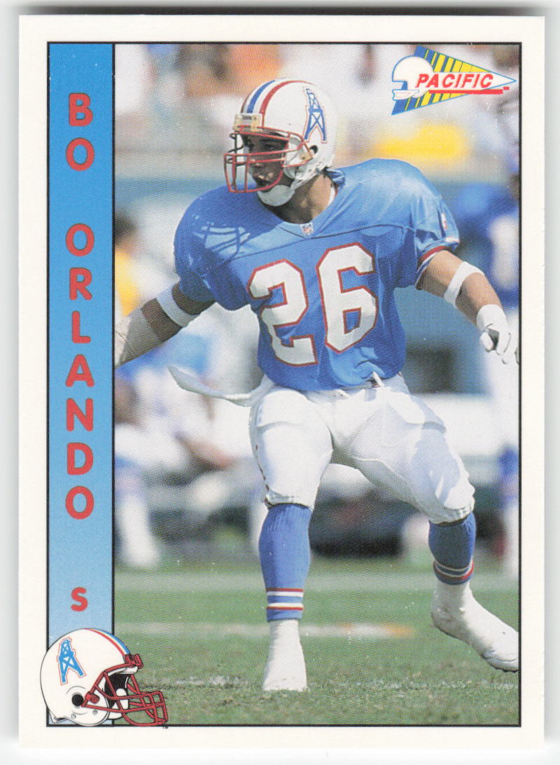 1992 Pacific #114 Bo Orlando Houston Oilers Rookie FB1-318