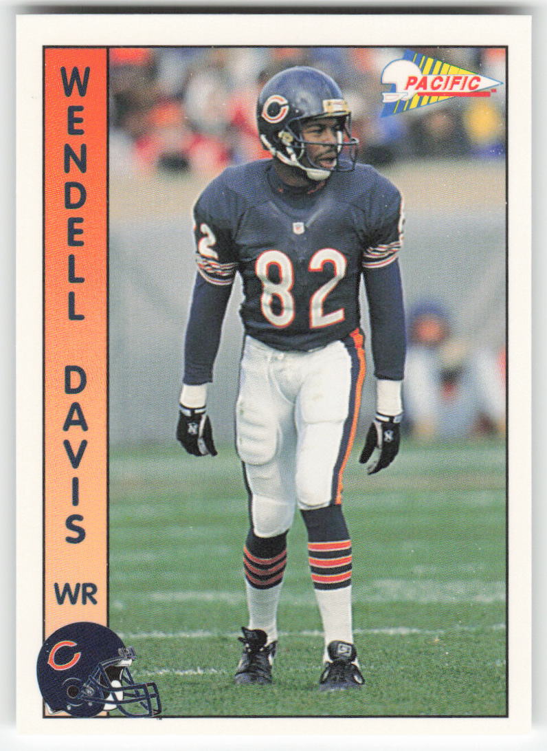1992 Pacific #33 Wendell Davis Chicago Bears FB1-321
