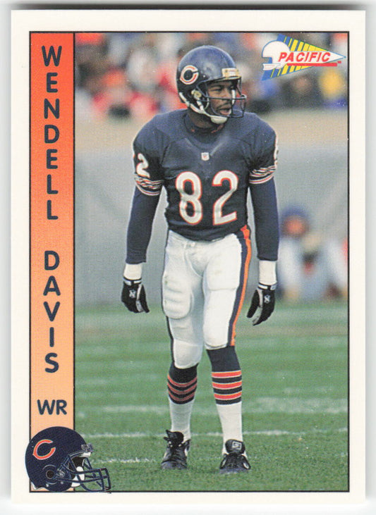1992 Pacific #33 Wendell Davis Chicago Bears FB1-321