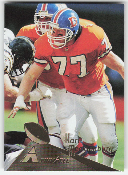 1994 Pinnacle #239 Karl Mecklenburg Denver Broncos FB1-336