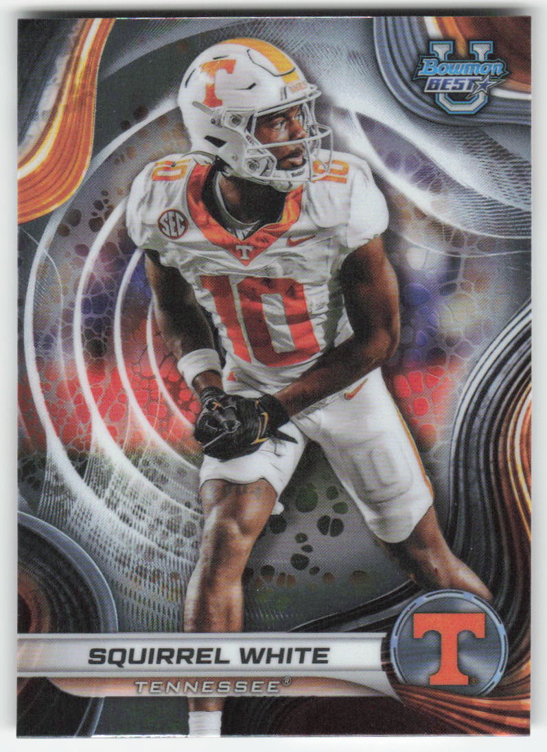 2024 Bowman University Best #70 Squirrel White Tennessee Volunteers FB1-340