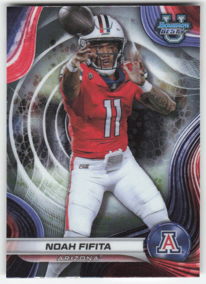 2024 Bowman University Best #79 Noah Fifita Arizona Wildcats FB1-341