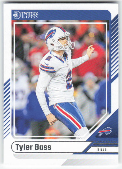 2024 Donruss #224 Tyler Bass Buffalo Bills FB1-355
