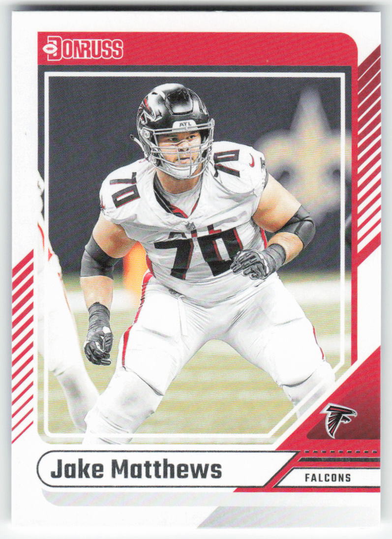 2024 Donruss #218 Jake Matthews Atlanta Falcons FB1-357