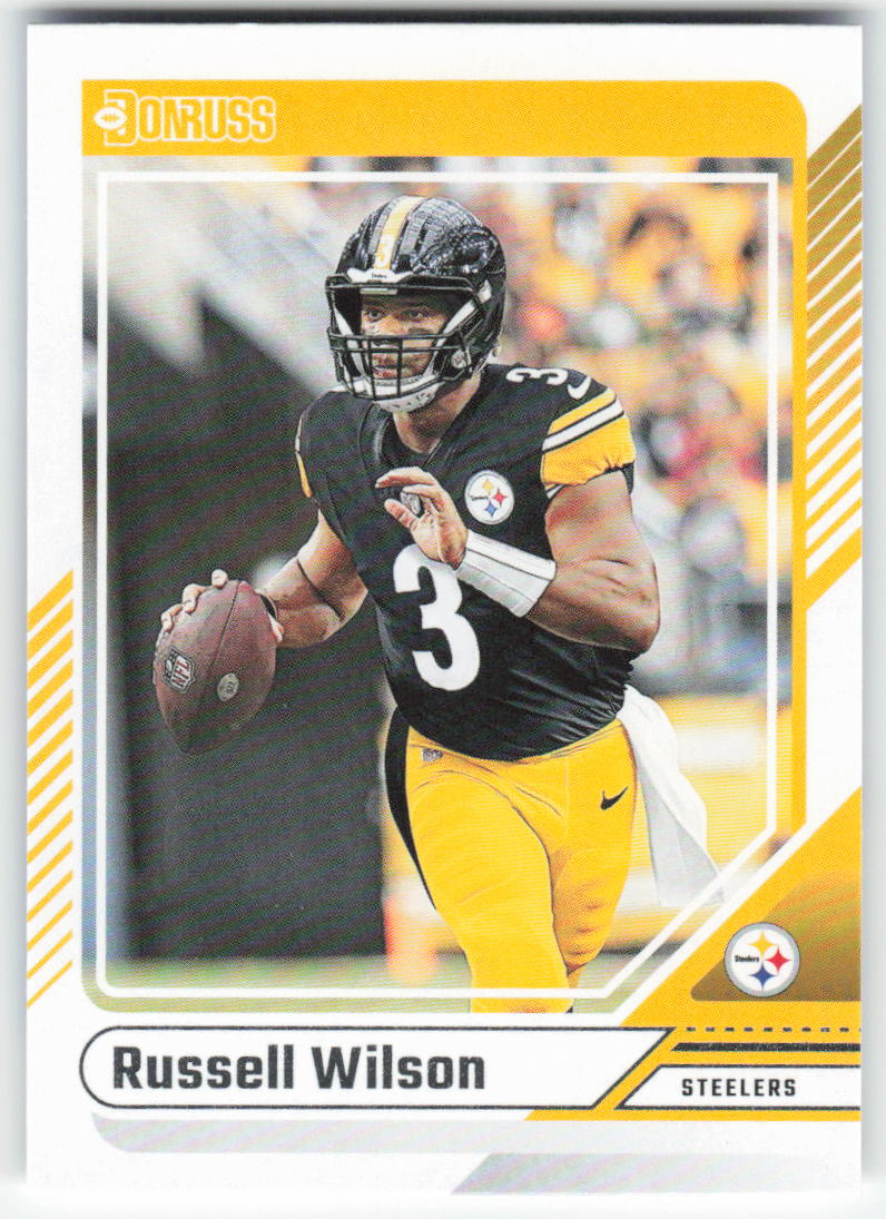 2024 Donruss #160 Russell Wilson Pittsburgh Steelers FB1-360
