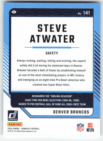 2024 Donruss #141 Steve Atwater Denver Broncos FB1-370