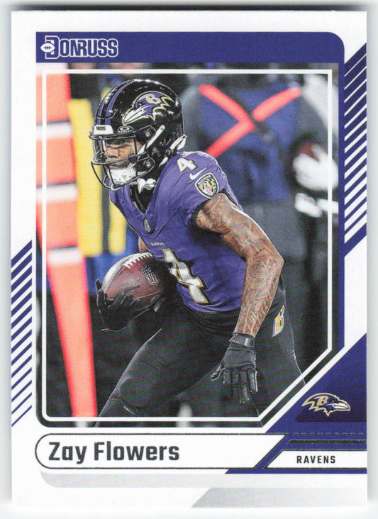 2024 Donruss #278 Zay Flowers Baltimore Ravens FB1-374