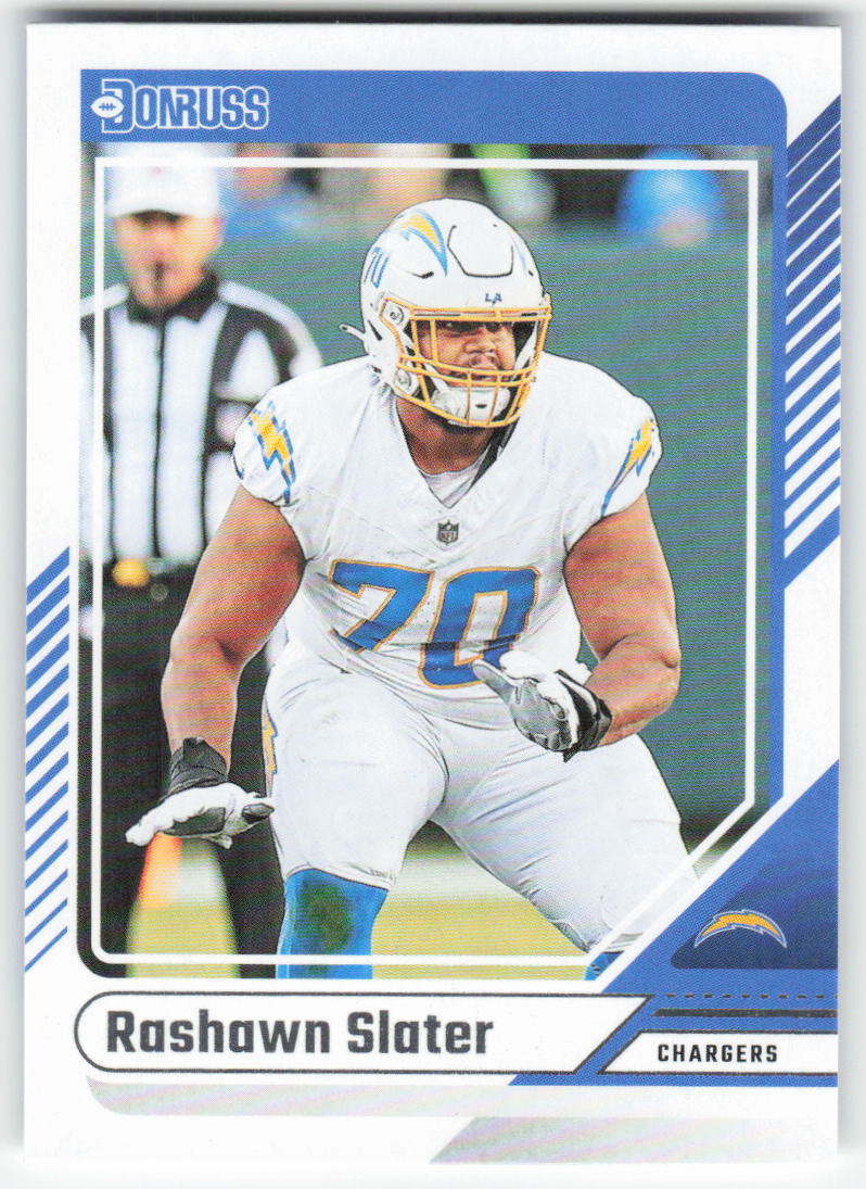 2024 Donruss #38 Rashawn Slater Los Angeles Chargers FB1-384