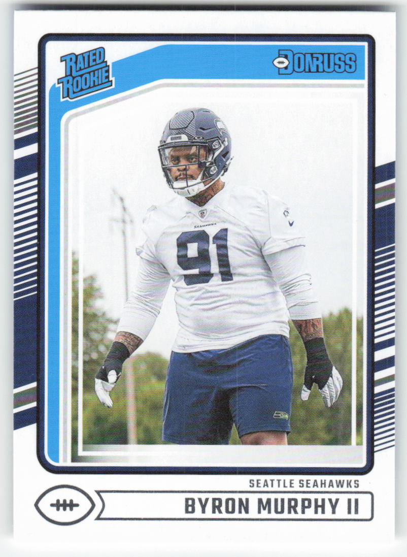 2024 Donruss #321 Byron Murphy II Seattle Seahawks Rookie FB1-399