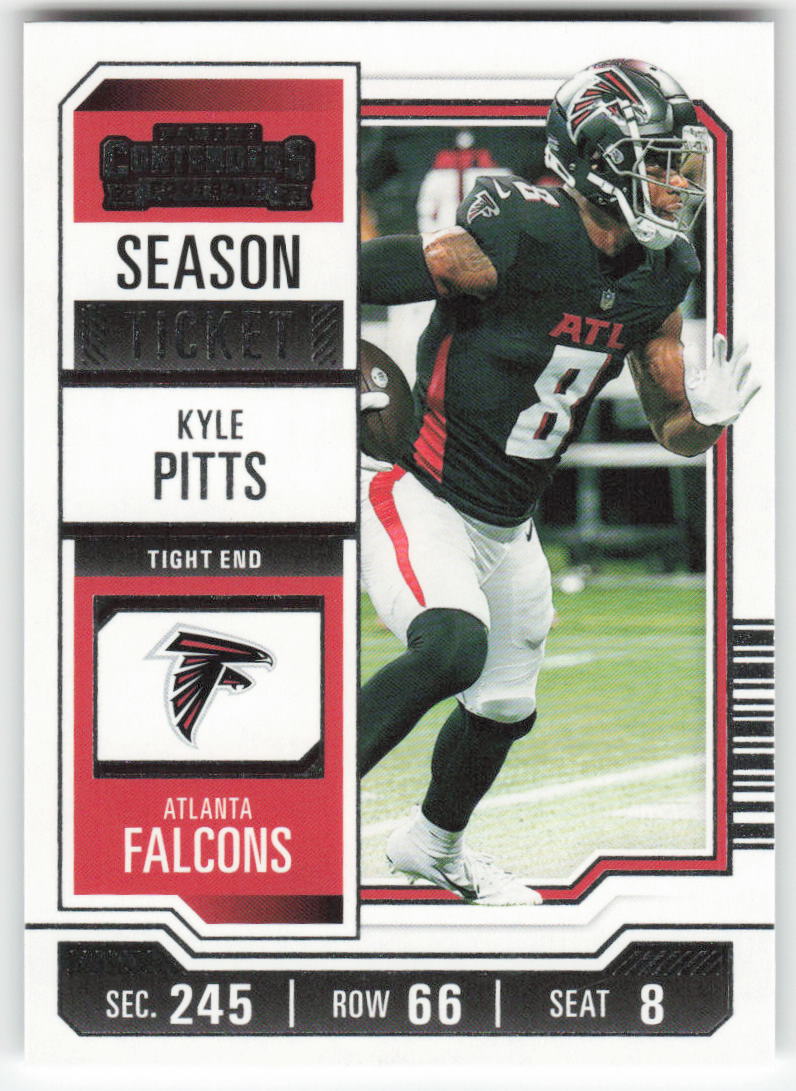 2023 Panini Contenders #6 Kyle Pitts Season Ticket Retail Falcons FB1-404