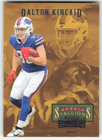 2023 Panini Contenders #17 Dalton Kincaid Rookie Stallions Buffalo Bills FB1-405