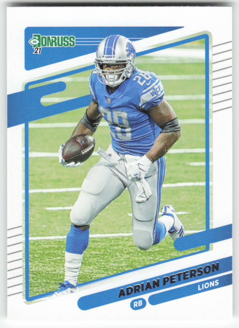 2021 Donruss #175 Adrian Peterson Detroit Lions FB1-407