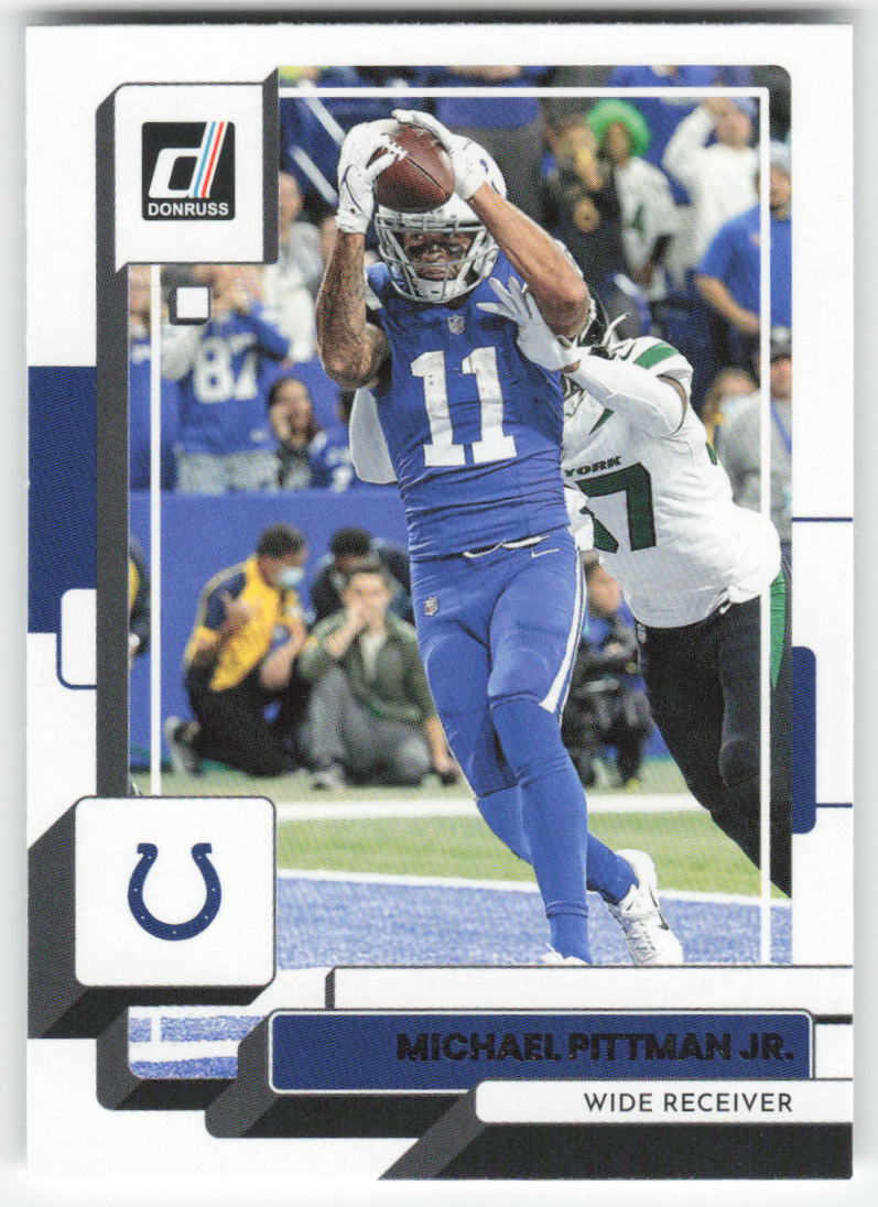 2022 Donruss #48 Michael Pittman Jr. Indianapolis Colts FB1-413