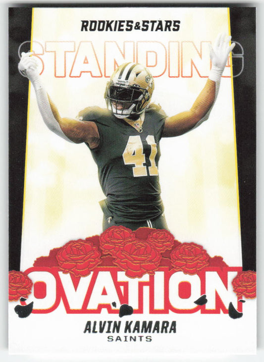 2021 Panini Rookies & Stars #SO-11 Alvin Kamara Standing Ovation Saints FB1-436