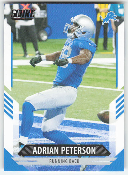 2021 Score #132 Adrian Peterson Detroit Lions FB1-442