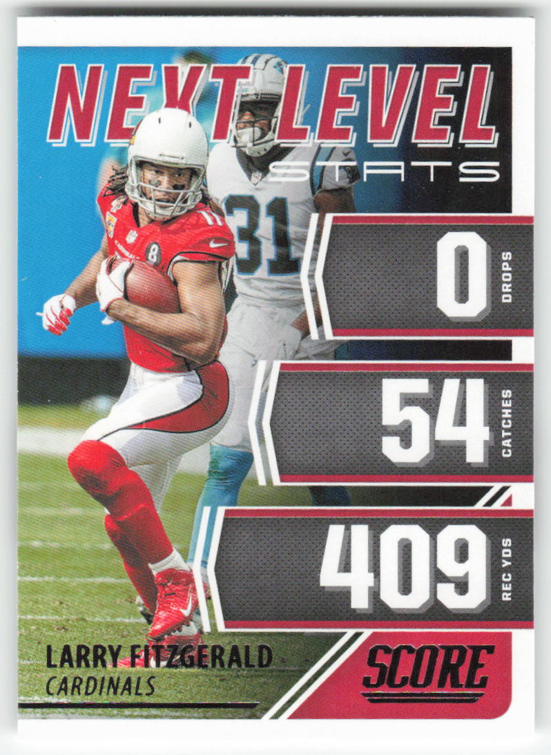 2021 Score #NL11 Larry Fitzgerald Next Level Stats Arizona Cardinals FB1-453