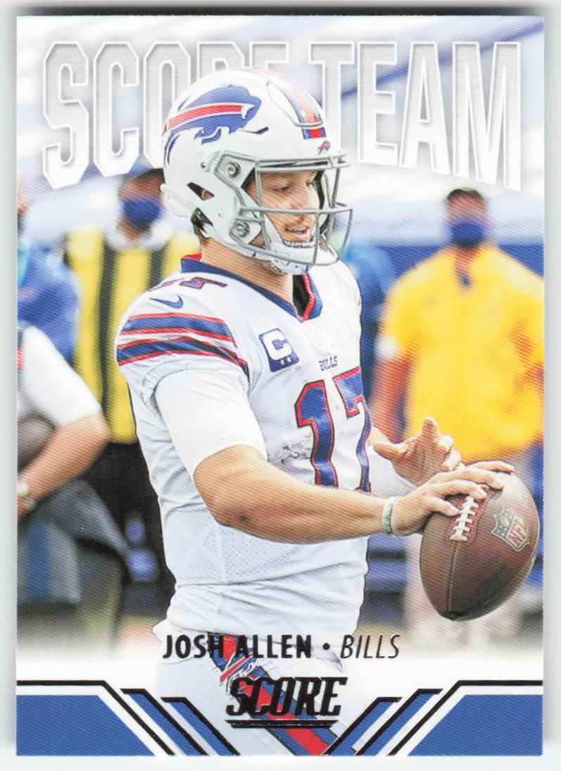 2021 Score #ST4 Josh Allen Score Team Buffalo Bills FB1-458