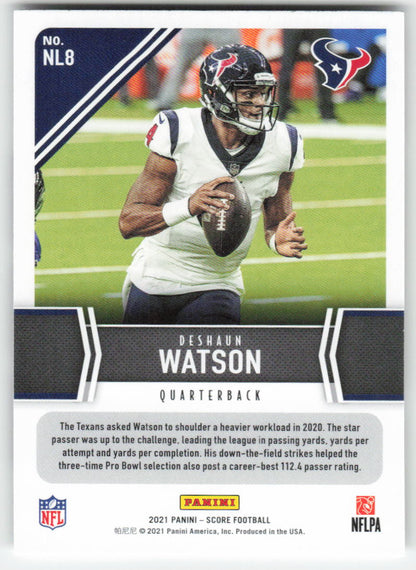 2021 Score #NL8 Deshaun Watson Next Level Stats Houston Texans FB1-460