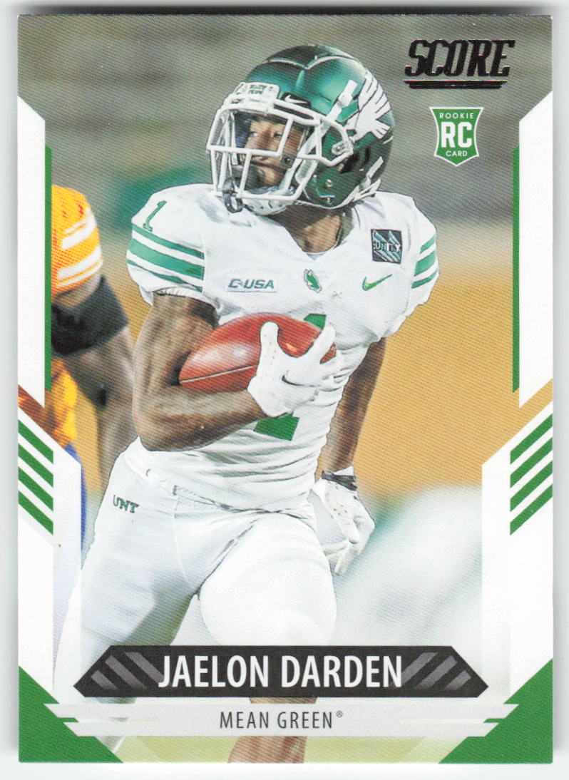 2021 Score #400 Jaelon Darden North Texas Mean Green Rookie FB1-462