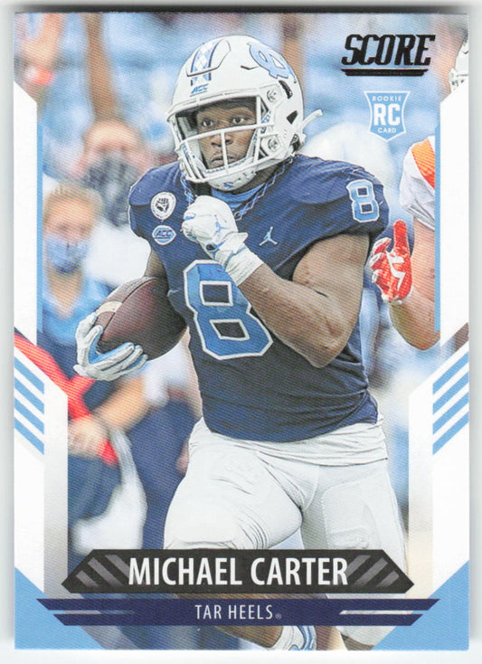 2021 Score #316 Michael Carter North Carolina Tar Heels Rookie FB1-464