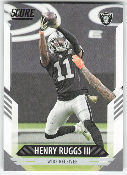 2021 Score #228 Henry Ruggs III Las Vegas Raiders FB1-467