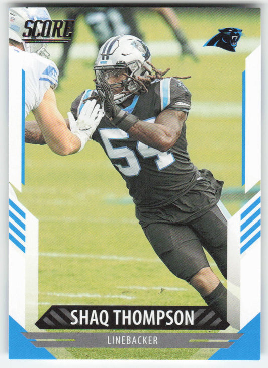 2021 Score #201 Shaq Thompson Carolina Panthers FB1-470