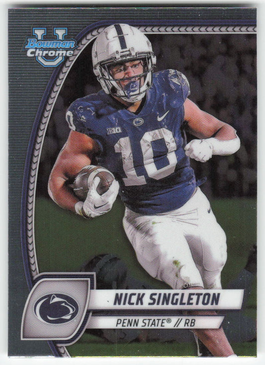 2024 Bowman University Chrome #104 Jordan Hall Michigan State Spartans FB1-479