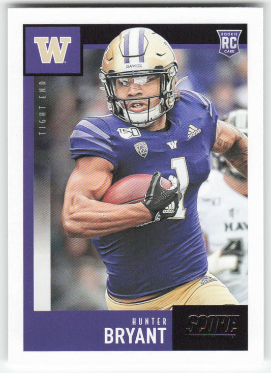 2020 Score #406 Hunter Bryant Washington Huskies Rookie FB1-484
