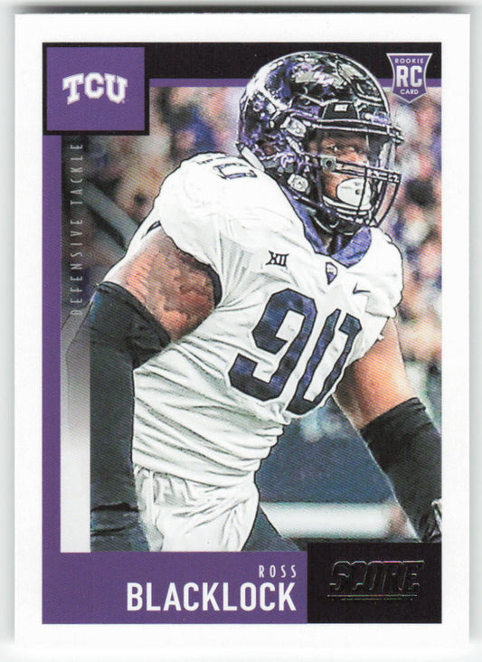2020 Score #345 Ross Blacklock TCU Horned Frogs Rookie FB1-486